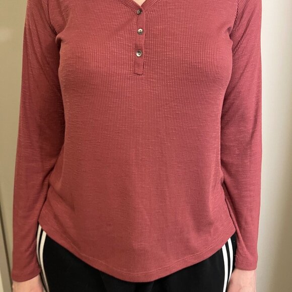 Warehouse One Women’s 3 button Henley - Picture 1 of 6
